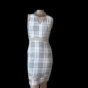 Flamingo brand dress with mesh waist Sz Med